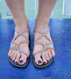 Sandals Handmade Woven Cotton Sandals Braided Sandals Water Resistant Sandals Handmade Sandals Sexy Sandals Boho Sandals Unique Sandals