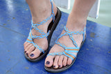 Handmade Sandals Cotton Braided Sandals Water Resistant Sandals Handmade Sandals Sexy Sandals Boho Sandals Unique Sandals