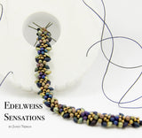 Kumihimo kit incl pattern tutorial 6 threads  Edelweiss Sensations bracelet Kumihimo Style