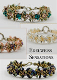 Kumihimo kit incl pattern tutorial 6 threads  Edelweiss Sensations bracelet Kumihimo Style