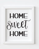 Housewarming gift, Home Wall Art, Set of 3, printable wall art, INSTANT DOWNLOAD, Home Sweet Home, Let's Stay Home, This is Our Happy Place