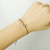 Men's Women AAAAA Labradorite Adjustable Braided Bracelet 925 Sterling Silver Beads DiyNotion BR823