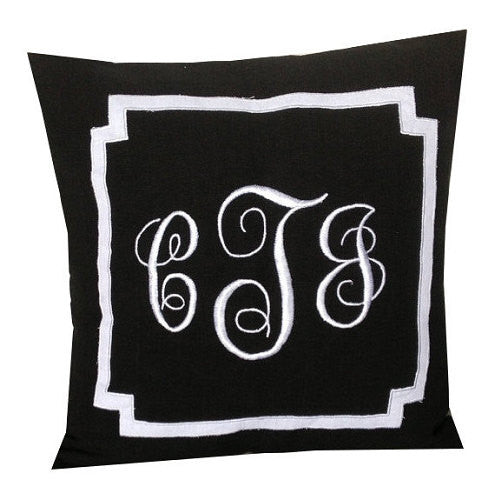 Monogram pillow cases, Euro Monogram Pillows, Gift Ideas for mom, Monogram Pillows,