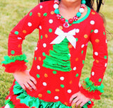 Polka Dot Xmas Tree Dress