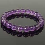 Men's Women Natural Amethyst Bracelet Grade AAA Healing Gemstone Crystal Healing DiyNotion BR981