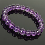 Men's Women Natural Amethyst Bracelet Grade AAA Healing Gemstone Crystal Healing DiyNotion BR981