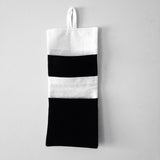 Upcycle Cloth Wall Pocket Home Organizer, Gifts Under 25, Children Wall Decor, Black White Decor, Office Organizer, Coworker Gifts
