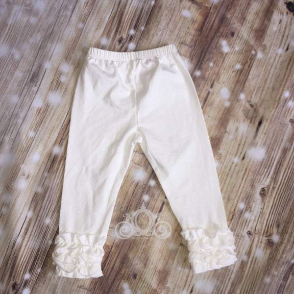 Ivory Icing Ruffle Legging