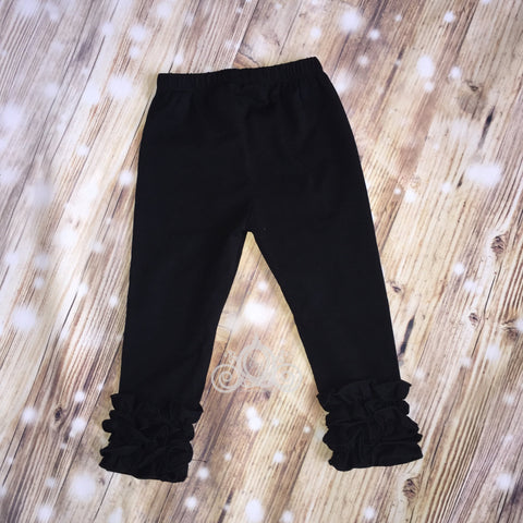 Black Icing Ruffle Legging