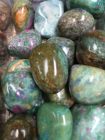 Ruby in Fuschite Tumbled