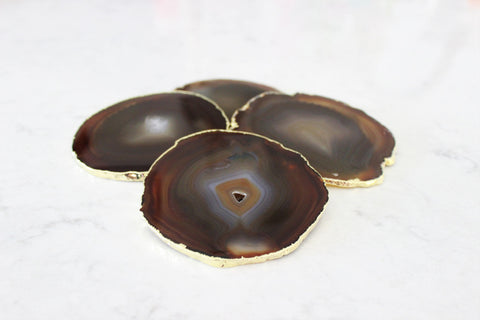 Natural Agate Coasters