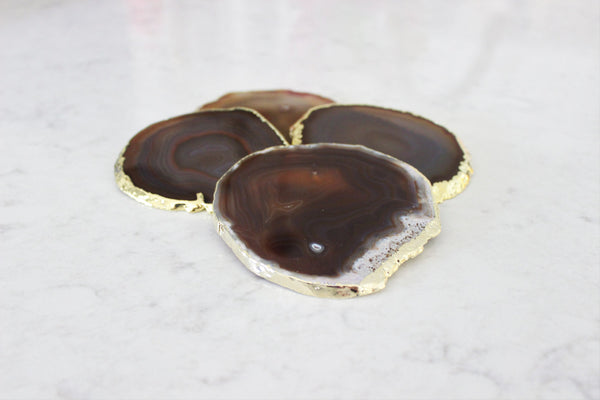 Natural Agate Coasters