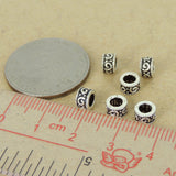 6 PCS 925 Sterling Silver Spacers Vintage Celtic Jewelry Making Wholesale Retail WSP439X6