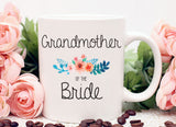 Grandmother of the Bride Mug, Grandmother of the Groom Gift Mug Set of Two Wedding Mug, Coffee Mug Mother's Wedding Gift Coffee Cup Two Mugs