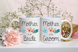 Mother of the Bride Mug, Mother of the Groom Gift Mug Set of Two, Wedding Mug, Coffee Mug, Mother's Wedding Gift, Coffee Cup Two Mugs, Mom