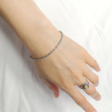 Men's Women 925 Sterling Silver Bracelet Handmade Beads from Thailand DiyNotion Handmade BR863