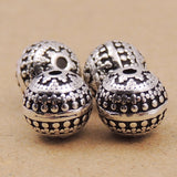 4 Pcs Sterling Silver 925 Vintage Round Bead WSP001X4 Wholesale: See Discount Coupons in Item Details