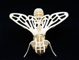 3D Wooden Jigsaw Puzzle Fly Pattern Children Educational Wood Craft Puzzles Eco-Friendly Toy Kit for Child Birthday Gift for Kids