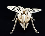 3D Wooden Jigsaw Puzzle Fly Pattern Children Educational Wood Craft Puzzles Eco-Friendly Toy Kit for Child Birthday Gift for Kids