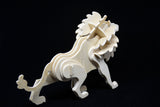 Wooden Puzzle 3D Jigsaw Puzzle Lion Pattern Children Educational Wood Craft Puzzles Eco-Friendly Toy Kit for Child Birthday Gift for Kids
