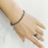 Men's Women Adjustable Braided Bracelet 925 Sterling Silver Cross Beads DiyNotion BR870