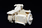 3D Wooden Jigsaw Puzzle MotorTricycle Pattern Children Educational Wood Craft Puzzle Eco-Friendly Toy Kit for Child Easter Gift for Kids