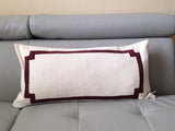 Body Pillow Cover, 20 x 54, Decorative Throw Pillow Cover, Body Pillowcase, Border long body pillow covers