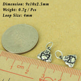 2 PCS 925 Sterling Silver Buddha Pendant Vintage Protection WSP467X2 Wholesale: See Discount Coupons in Item Details