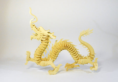 3D Wooden Jigsaw Puzzle Dragon Pattern Educational Wood Craft Puzzle Eco-Friendly Toy Kit for Child Birthday Gift for Kids Puzzle Legno 3D