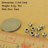 8 PCS 925 Stamp Sterling Silver Beads Vintage Celtic Jewelry Making WSP500X8 Wholesale: See Discount Coupons in Item Details