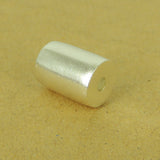 925 Sterling Silver Barrel Bead Seamless Vintage Jewelry Making WSP503 Wholesale Retail