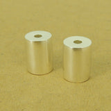 925 Sterling Silver Barrel Bead Seamless Vintage Jewelry Making WSP503 Wholesale Retail