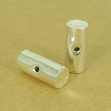 925 Sterling Silver Barrel Bead Seamless Vintage Jewelry Making WSP504 Wholesale Retail