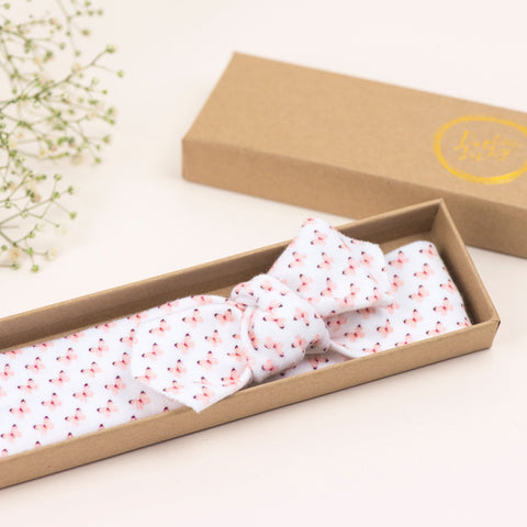 Peach Butterfly Organic Baby Headband/Baby Headband/Baby Gift/Newborn Headband/Toddler Headband/Infant Headband/Baby Headwrap