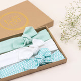 Mint Organic Baby Headband/Baby Headbands/Baby Gift/Newborn Headband/Baby Headbands/Infant Headband /Baby Headwrap/Baby Girl Bow