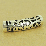 925 Sterling Silver Lotus Charm Protection Vintage WSP476 Wholesale: See Discount Coupons in Item Details