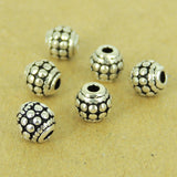 6 PCS 925 Sterling Silver Barrel Beads Vintage Celtic WSP480X6 Wholesale: See Discount Coupons in Item Details