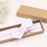Pink Chevron Organic Baby Headband/Baby Headband/Baby Gift/Newborn Headband/Toddler Headband/Infant Headband/Baby Headwrap