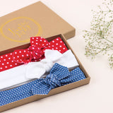 Red Polkadot Organic Baby Headband/Baby Headband/Baby Gift/Newborn Headband/Headbands/Infant Headband/Baby Headwrap/Baby Bows