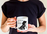 Dog mug, All You Need Is Love and A Dog, Dog Lovers Gift, Dog Coffee Mug, veterinarian gift, I Love My Dog Mug, Gift For Dog Mom