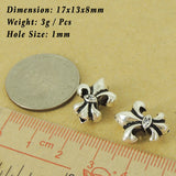 925 Stamp Sterling Silver Fleur de Lis Bead Vintage Celtic WSP488 Wholesale: See Discount Coupons in Item Details
