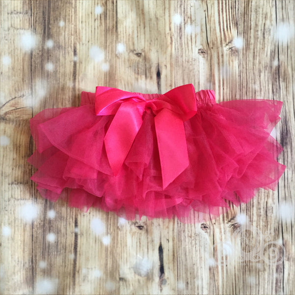 Hot Pink Tutu Bloomer Girl Birthday Outfit Baby Shower Gift First Birthday Tutu Outfit Cake Smash Outfit Girl 1st Birthday Skirt