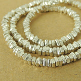 20 PCS 925 Sterling Silver Nugget Beads Handmade from Thailand WSP492x20 Wholesale: See Discount Coupons in Item Details