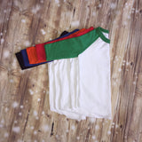 Fourth of July, 4th of July, Royal Blue Custom Unisex Raglan Personalized Shirt Girl Boy Baby Shower Gift Toddler Shirt