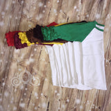 Labor Day, Girls Red Custom Icing Ruffle Raglan Personalized Shirt Girl Baby Shower Gift Toddler Shirt