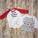 Labor Day, Girls Red Custom Icing Ruffle Raglan Personalized Shirt Girl Baby Shower Gift Toddler Shirt