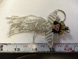 Colorful Glass Beaded Angel Keychain - Guatemala Keychain - Angel Keychain