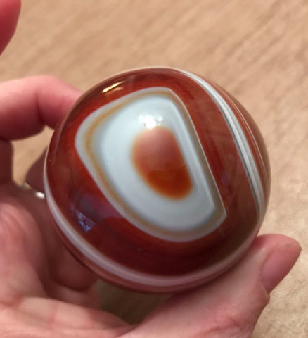 Carnelian Sphere 2" - Root Chakra - Reiki - Energy Healing