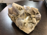 Amethyst Cluster with Quartz Overgrowth