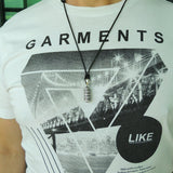 Men's Women Adjustable Necklace 925 Sterling Silver OM Buddhism Prayer Pendant with Wax Rope DiyNotion NK156